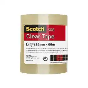 Scotch-Tape Scotch Transparentes Klebeband, 6 Rollen