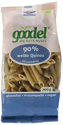Low-Carb-Nudeln Govinda goodel Penne weiße Quinoa, 200 g
