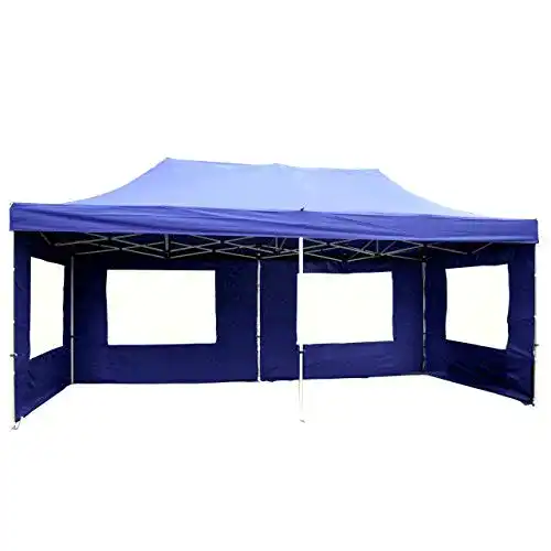 Faltpavillon Nexos Falt-Pavillon Partyzelt mit Seitenteilen, 3 x 6 m