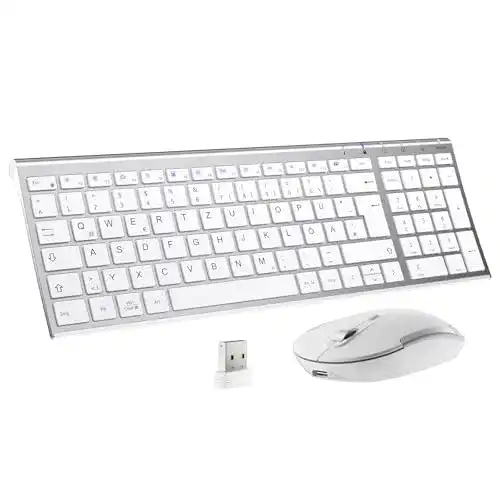 Die beste Kabellose-Tastatur-und-Maus-Set iClever GK03 2.4G 2026 Test Bestseller Kabellose-Tastatur-und-Maus-Set iClever GK03 2.4G
