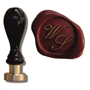 Siegelstempel Udig.de UDIG mit Gravur, Schriftart Italic, Petschaft