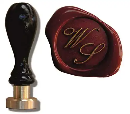 Siegelstempel Udig.de UDIG mit Gravur, Schriftart Italic, Petschaft