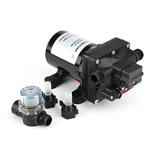 Druckwasserpumpe 12 V GOTOTOP 30 psi/3,1 bar max
