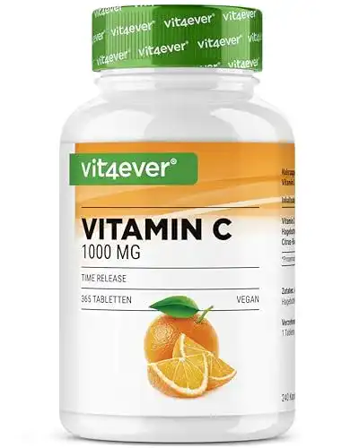 Vitamin C Vit4ever 1000mg, 365 Tabletten im Jahresvorrat