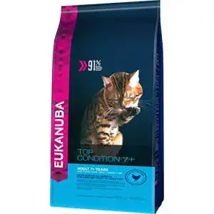 Katzenfutter Senior Eukanuba Premium Katzenfutter, Huhn, 4 kg