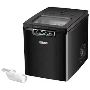 Eiswürfelmaschine Unold 48945 Eiswuerfelbereiter 800g schwarz