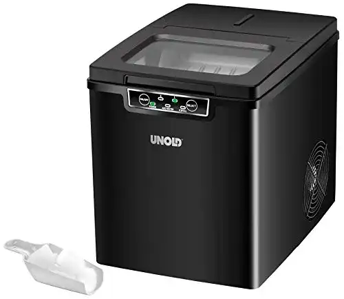 Eiswürfelmaschine Unold 48945 Eiswuerfelbereiter 800g schwarz