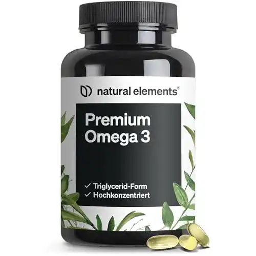 Omega-3 natural elements Premium Omega 3 Fischöl Kapseln