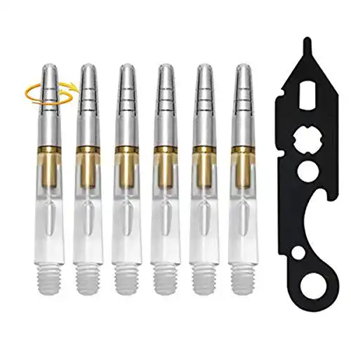 Dart-Schaft COSDDI Dartpfeil Shaft Dart Schaft,360 ° Rotation Darts