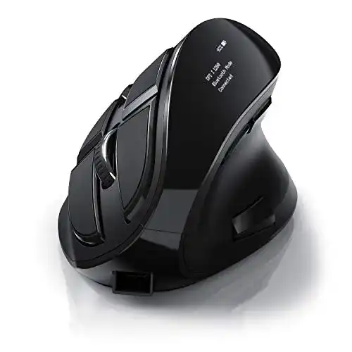 Ergonomische Maus (kabellos) CSL-Computer CSL, OLED Display