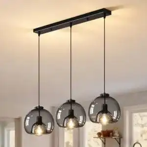 Pendelleuchte SENFAY Sphärisch, LED Hängeleuchte 3-flammig