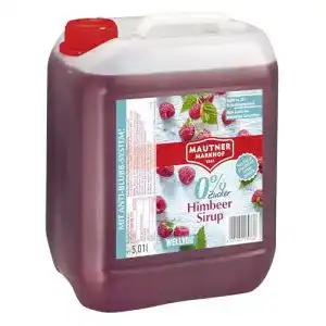 Sirup ohne Zucker Mautner Markhof Himbeer 0% Zucker Sirup 5l