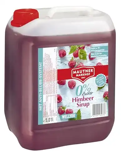 Sirup ohne Zucker Mautner Markhof Himbeer 0% Zucker Sirup 5l