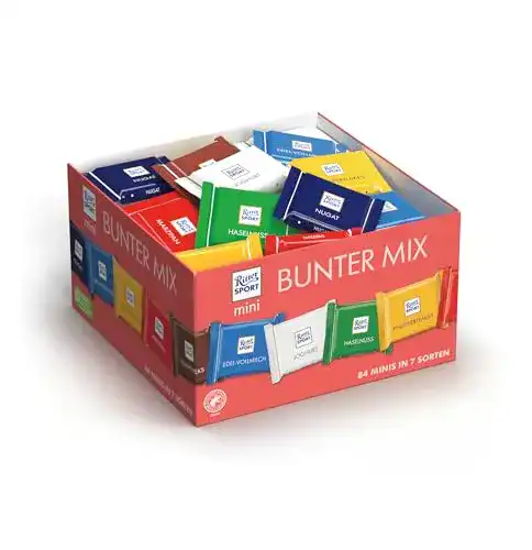 Ritter-Sport-Schokolade Ritter Sport mini Bunter Mix, 84 x 16,67 g