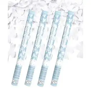 Konfettikanone PartyDeco 4x XXL (60 cm) Schmetterlinge