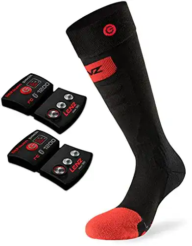 Beheizbare Socken Lenz head wear Lenz Set Heat Socks 5.0 Toe Cap