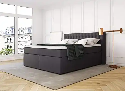Boxspringbett Betten Jumbo King 180×200 cm 7-Zonen TFK