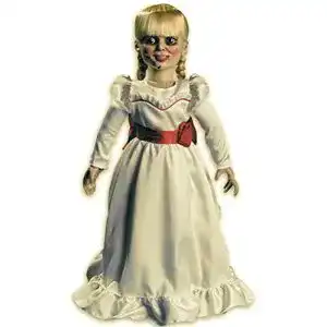 Horror-Puppe Close Up Annabelle Puppe mit Stoffkleidung