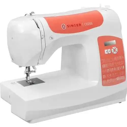 Die beste Singer-Nähmaschine Singer C5205 Nähmaschine, weiß/orange 2026 Test Bestseller Singer-Nähmaschine Singer C5205 Nähmaschine, weiß/orange