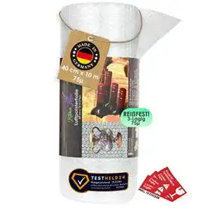 Luftpolsterfolie Kitchen Helpis ® Strapazierfähig 10 m x 40 cm