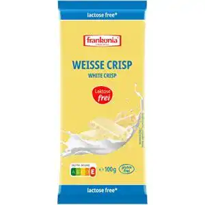 Frankonia-Schokolade frankonia CHOCOLAT Weisse-Crisp 100 g