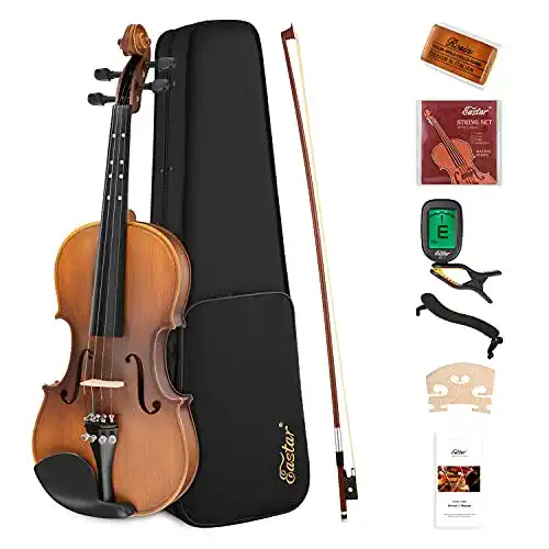 Geige Eastar 4/4 für Erwachsene Kinder Violine Set Anfänger