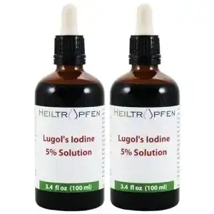 Lugolsche Lösung Heiltropfen 2X 100 ml 5% Jodlösung