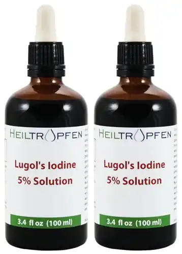 Lugolsche Lösung Heiltropfen 2X 100 ml 5% Jodlösung