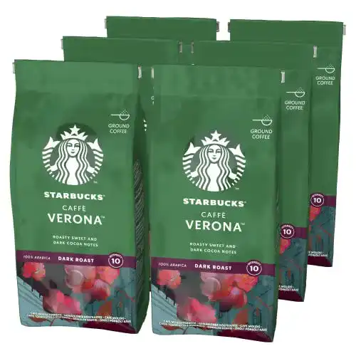 Die beste Starbucks-Kaffee STARBUCKS Caffe Verona Filterkaffee, 6 x 200g 2026 Test Bestseller Starbucks-Kaffee STARBUCKS Caffe Verona Filterkaffee, 6 x 200g