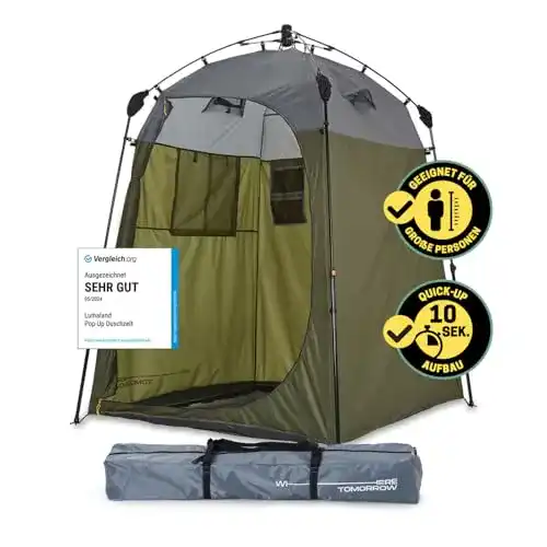 Duschzelt Lumaland Outdoor Pop Up Umkleidezelt Toilettenzelt