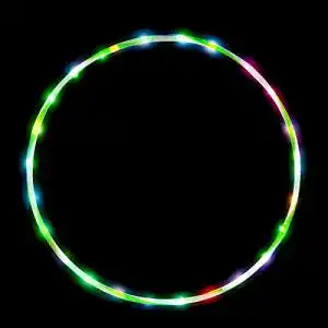 Hula-Hoop-Reifen Kinder Sobrovo 24in Led Hulas Hoop Reifen für Kinder ab 6 Jahre Fitness Tanzen Übung