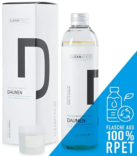 Daunenwaschmittel CLEANATICS mit rückfettendem Lanolin 250 g