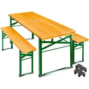 Bierzeltgarnitur KESSER ® 3 teilig Gartenmöbel-Set, Klappbar