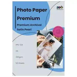 Fine-Art-Papier PPD A4 x 50 Blatt Inkjet 290 g/m2 PREMIUM