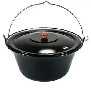 Gulaschkessel GRILLPLANET ungarisch 10 Liter mit Deckel