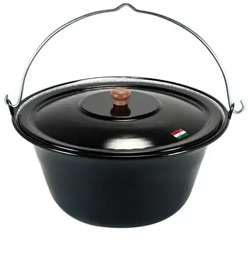 Gulaschkessel GRILLPLANET ungarisch 10 Liter mit Deckel