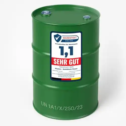 Metallfass Maier Stahlfass, Spundfass (62 Liter) grün