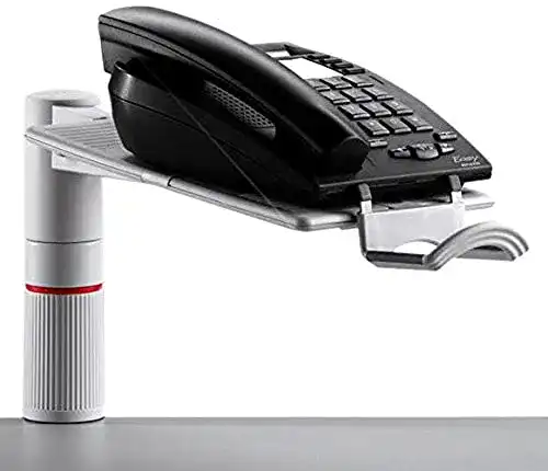 Telefonschwenkarm Novus PhoneMaster Schreibtisch, lichtgrau
