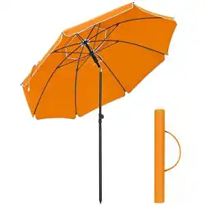 Sonnenschirm Strand SONGMICS Sonnenschirm für Strand