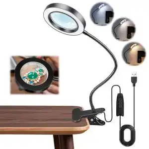 USB-Lampe Akynite 7W Bettlampe Klemmleuchte USB, Leselampe