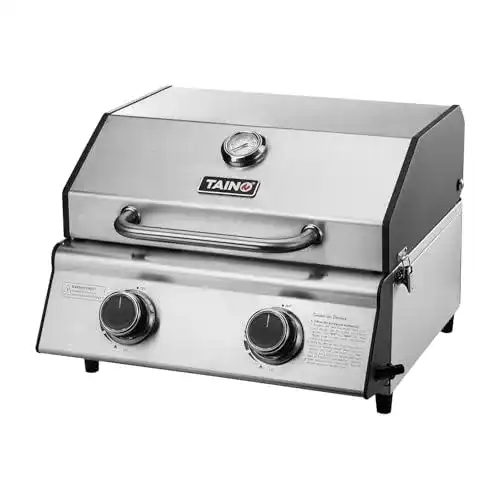 Taino-Gasgrill TAINO COMPACT 2.0 S Tischgrill 2 Brenner Gasgrill