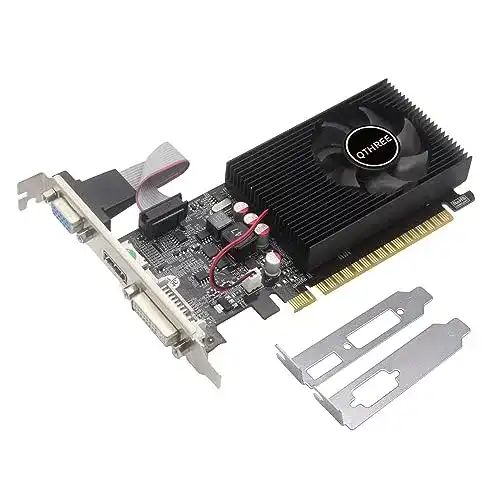 GeForce-GT-730 QTHREE GT 730 Grafikkarte, 4 GB, DDR3, 128-Bits