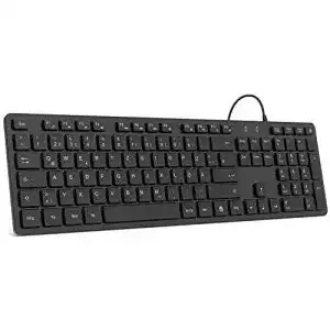 USB-Tastatur TedGem Kabelgebundene Tastatur USB, Computer