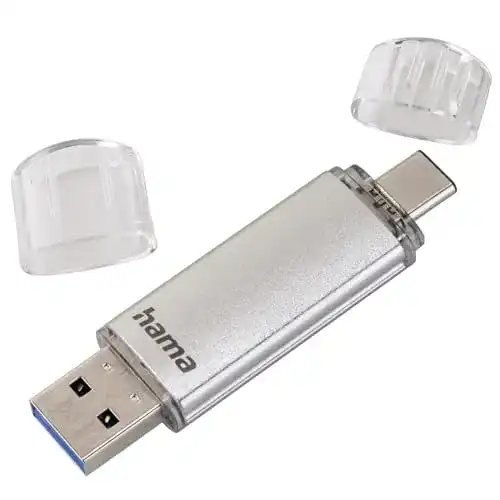 Die beste USB-C-Stick (128GB) Hama 128GB USB Stick mit USB 3.0 u. USB 3.1 2026 Test Bestseller USB-C-Stick (128GB) Hama 128GB USB Stick mit USB 3.0 u. USB 3.1