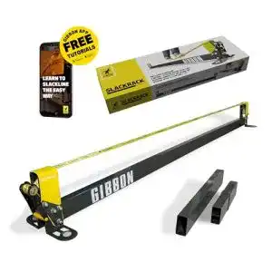 Gibbon-Slackline Gibbon Slacklines Slackrack Classic, schwarz / gelb