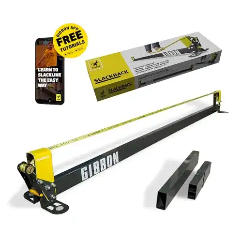 Gibbon-Slackline Gibbon Slacklines Slackrack Classic, schwarz / gelb