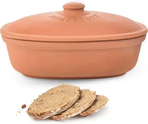 Römertopf Römertopf Brottopf Keramik Brotkorb oval