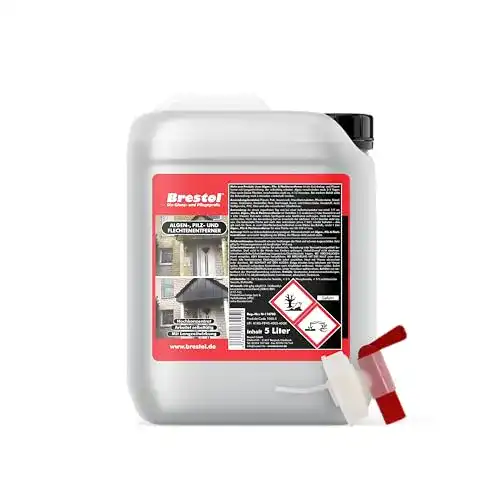 Fassadenreiniger Brestol Algenentferner Pilzentferner 5 Liter