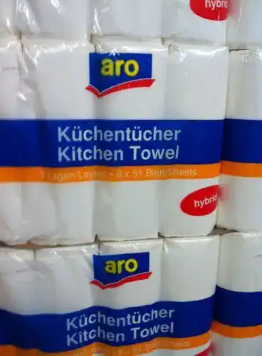 Küchenrolle Shop-of-Wonder 16 Rollen Küchenpapier 3-lagig