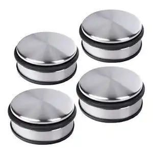 Türstopper Schramm ® 4 Stück massiv Edelstahl ca. 10 x 4 cm